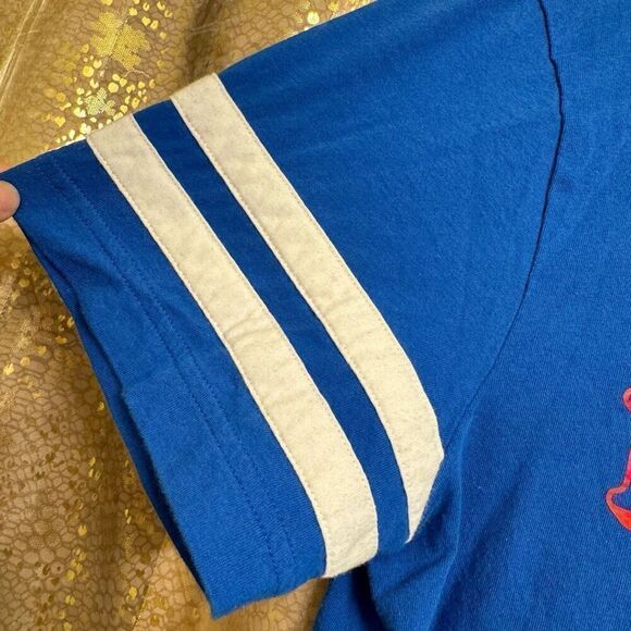 PINK Victorias Secret Red White Blue 4th of July Firewerk Campus T Shirt Large - Picture 5 of 7